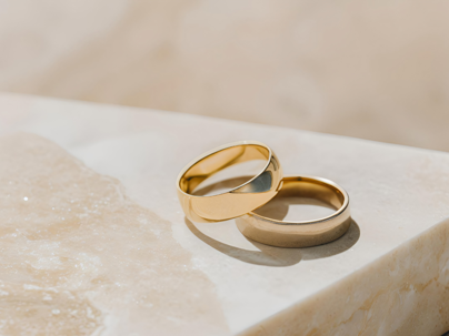 Two-rings-on-stone-surface