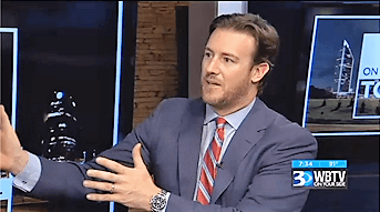 Attorney Mark Jetton talks with WBTV