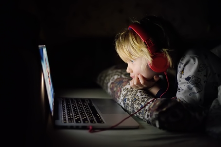 child on computer