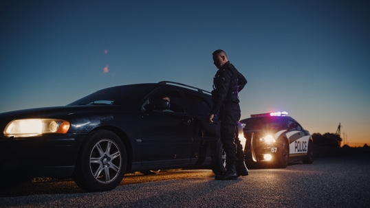 pulled over by cop