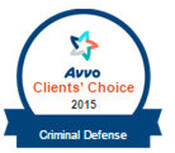 Avvo Clients' Choice 2015 Criminal Defense