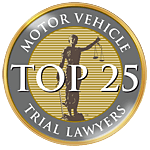 Motor Vehicle Trial Lawyers Top 25 Badge