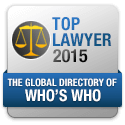 Top Lawyer 2015 Who's Who Badge