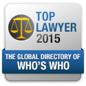Top Lawyer 2015 Who's Who Badge Top Lawyer 2015 Who's Who Badge