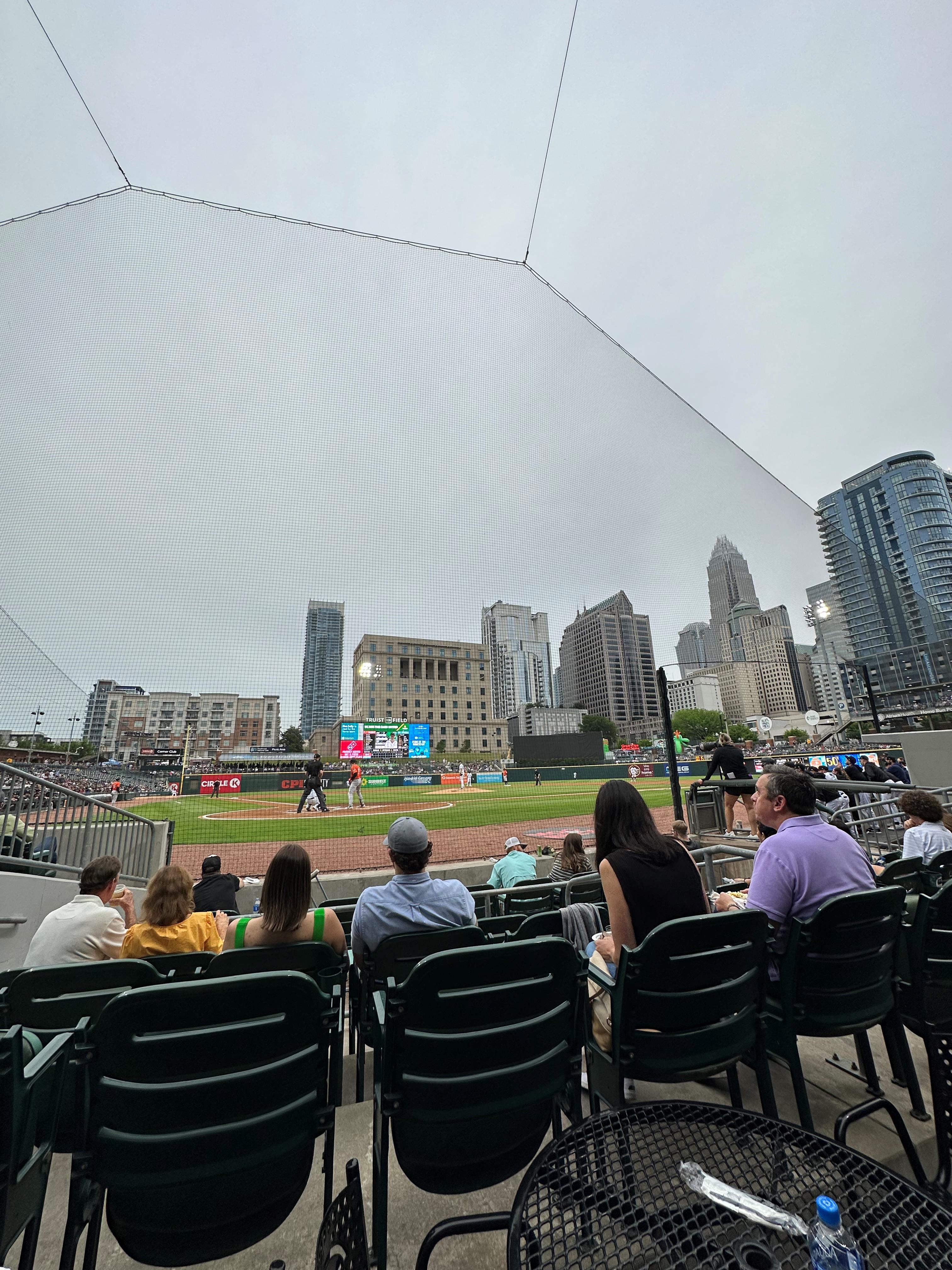 Our Team at a Baseball Game 